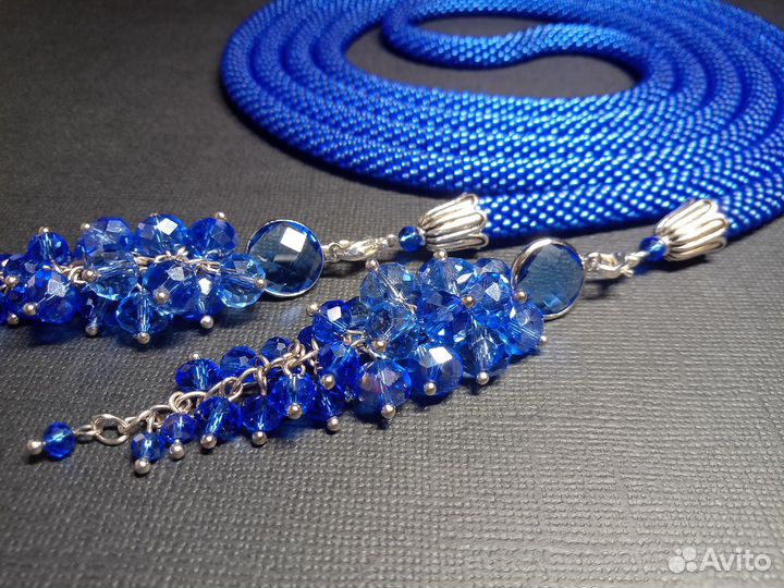 Лариат из бисера