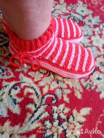 Носки вязаные