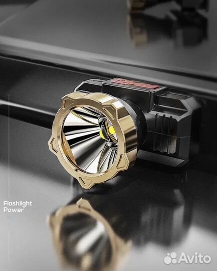 Налобный фонарь новый