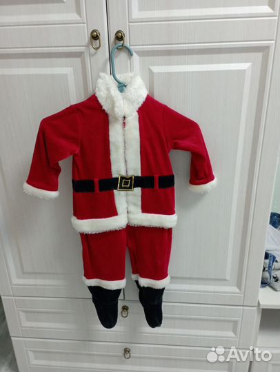 Костюм деда мороза детский для фотосессии