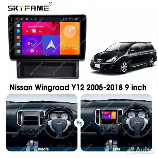 Магнитола для Nissan Wingroad 2005-18