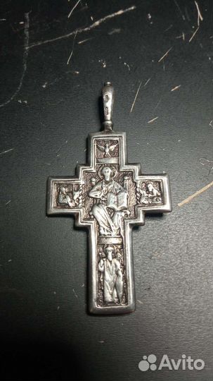Серебряный крест нательный