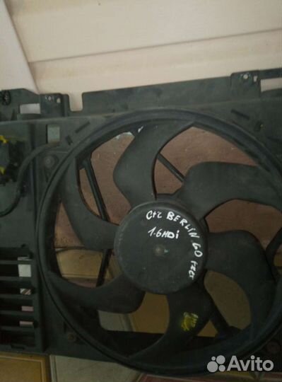 Вентилятор радиатора ситроен с 5