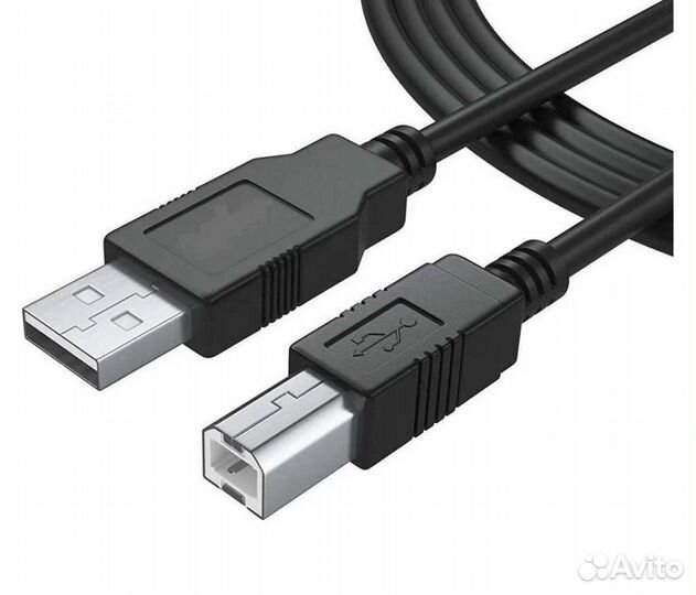 Кабель для принтера USB A-USB B 1.5м новый