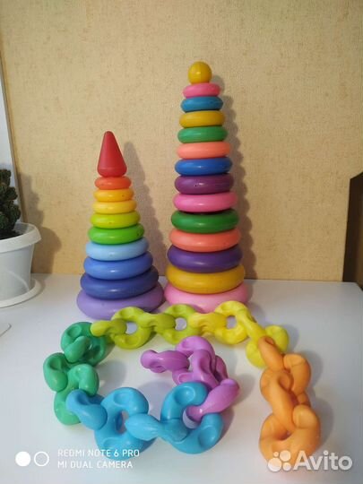 Пирамидка детская 2 шт