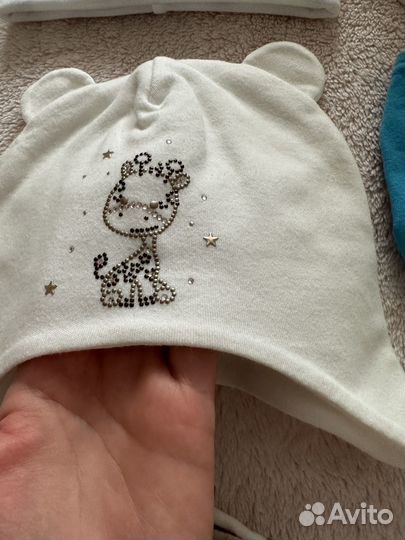 Шапки пакетом на девочку