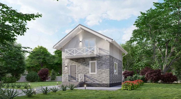 Дом 90 м² на участке 10 сот.