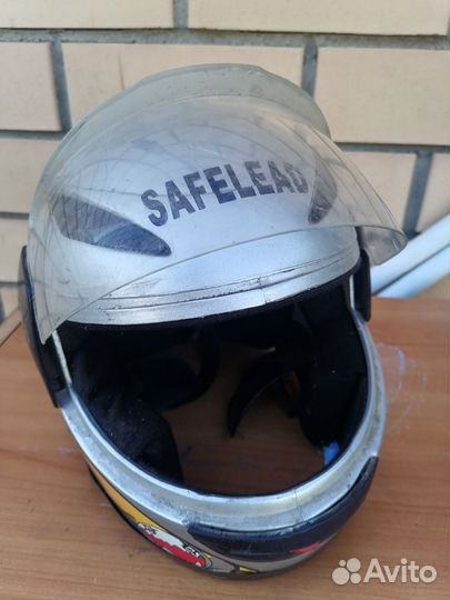 Детский мото шлем