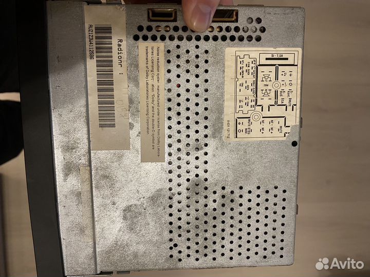 Магнитола на Audi a6 c5