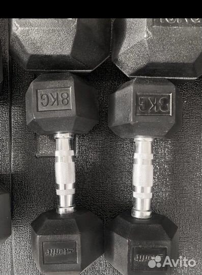 Гантели гексагональные