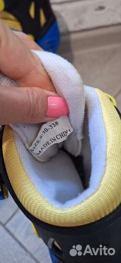 Коньки роликовые, ролики 30-33 размера