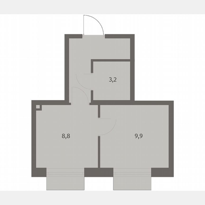 1-к. квартира, 26,4 м², 7/8 эт.