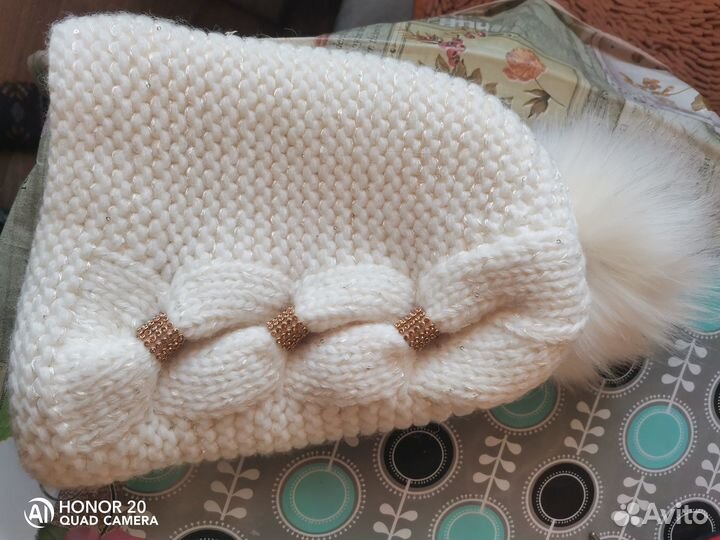 Шапка зимняя женская