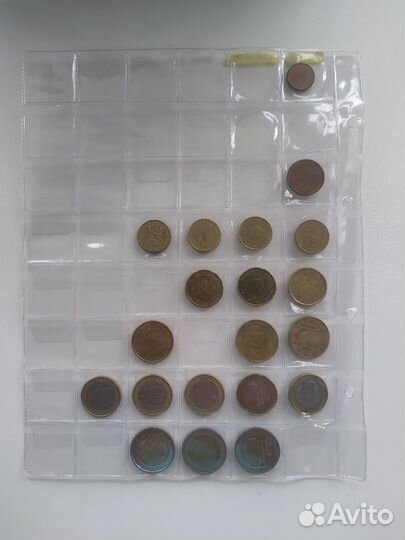 Монеты иностранные евро