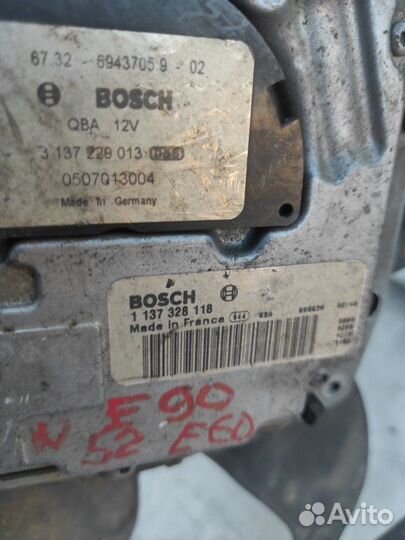 Вентилятор охлаждения радиатора Bmw 5 E60