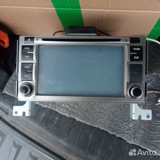 Оригинальная магнитола Hyundai Santa Fe 2
