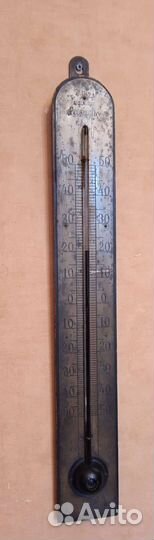 Термометр большой старинный 55 см
