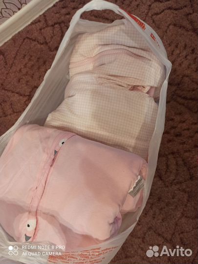 Детские вещи пакетом на девочку размер 56-62