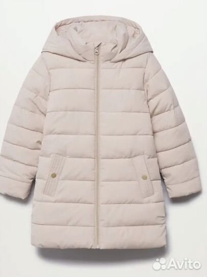 Пуховик Mango для девочки 128