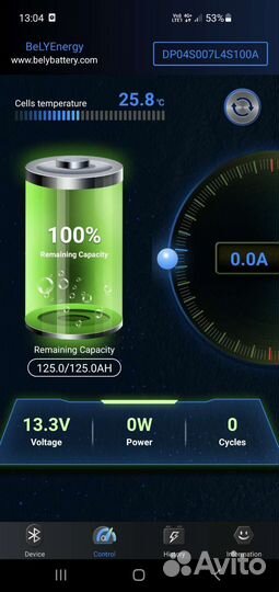 Lifepo4 аккумулятор 12В 125Ач для лодки, автодома