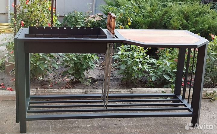 Мангал в стиле лофт