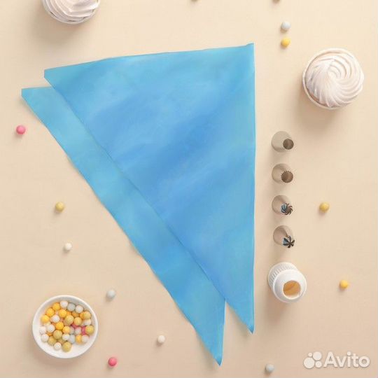 Набор кондитерский, 7 предметов: 2 мешка, 4 насадк