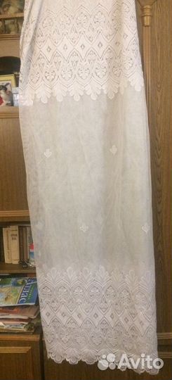 Тюль с ламбрикеном б/у