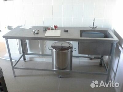 Стол нержавеющий, мойки, ванны, стеллажи, полки