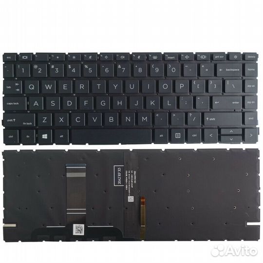 Клавиатура для HP Probook 440 445 G8 черная