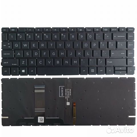 Клавиатура для HP Probook 440 445 G8 черная