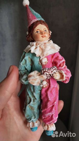 Ватная ёлочная игрушка 