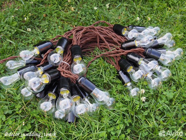 Ретро гирлянды (аренда)