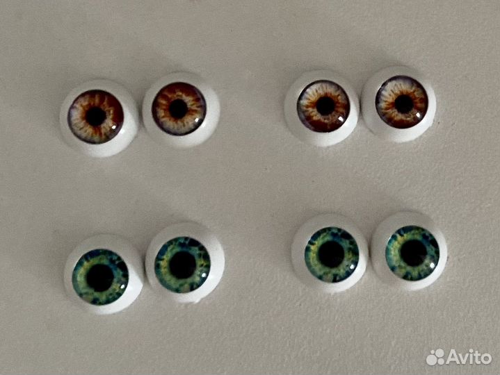 Глаза для кукол 10 мм, 12 мм
