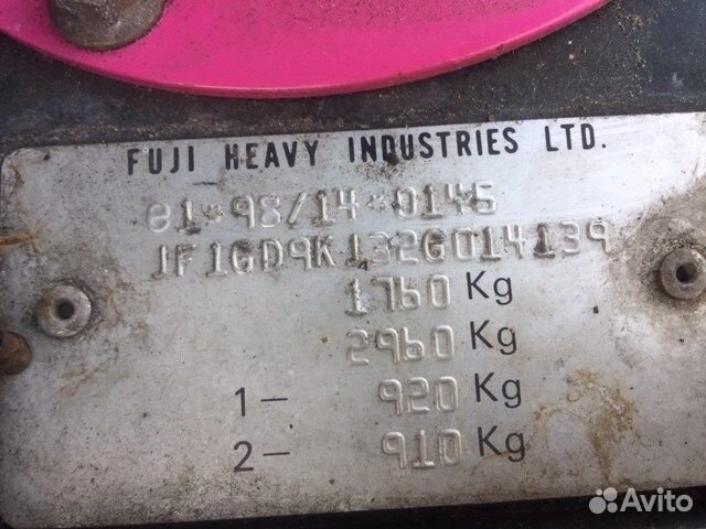 Разбор на запчасти Subaru Impreza (G11)