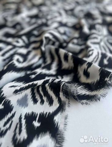 Икат Аделия Бонар штапель плательная вискоза