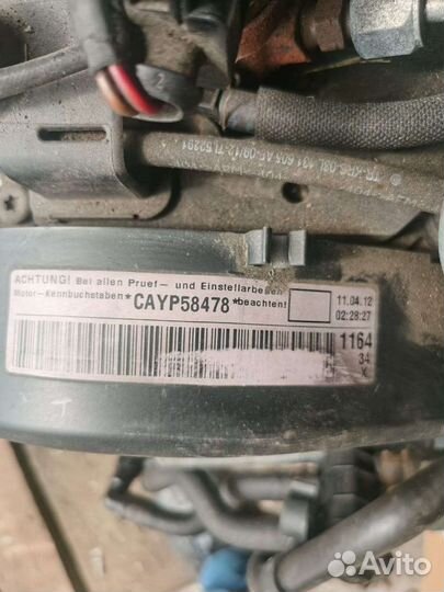 Двигатель 1.6 TDI cayp VW caddy, Skoda