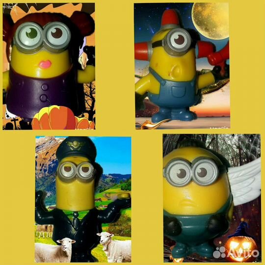 Фигурки миньоны и свитбокс зомбаки
