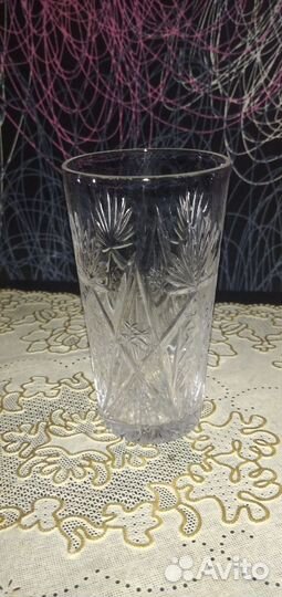 Хрустальные рюмки на ножке СССР, стопки