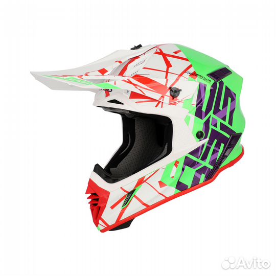 Новый Шлем Acerbis X-track 22-06 Green/White