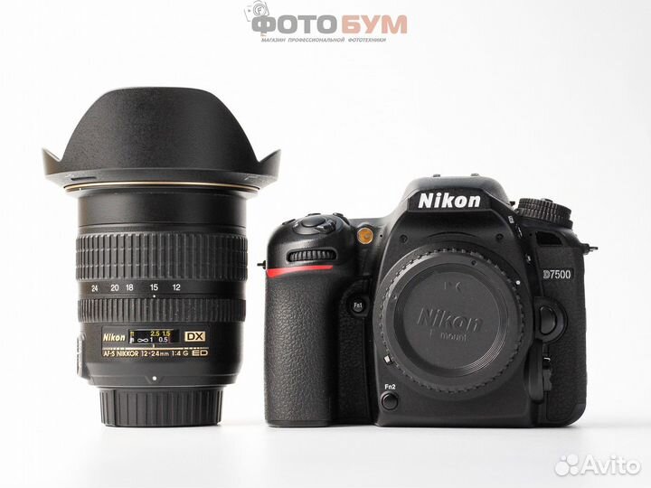 Nikon D7500 body + Nikon AF-S 12-24mm f4 G DX