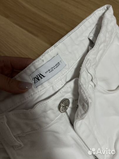 Джинсы Zara белые 36