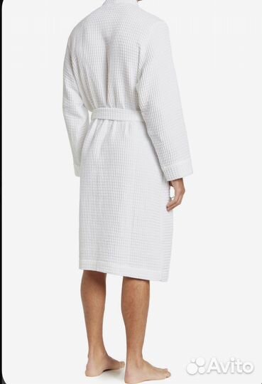 Халат вафельный белый модель Унисекс