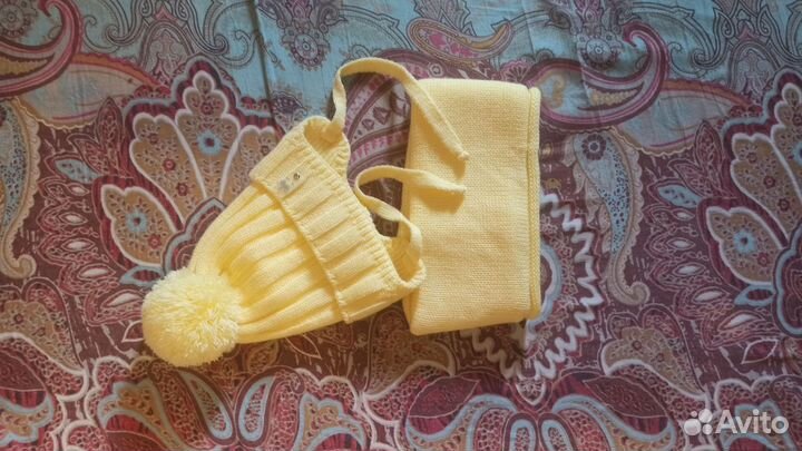 Комплект шапка и снуд