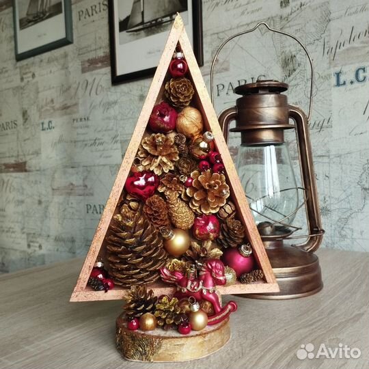 Рождественские звёзды и новогодние ёлочки