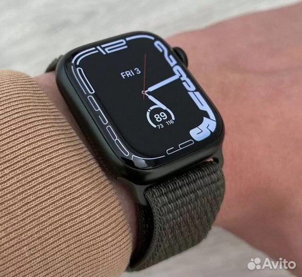 Часы apple watch 7 (siri, нет рамок)