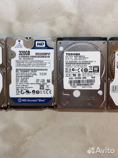 Жесткие диски HDD 2.5