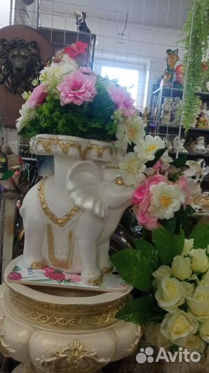 Искусственное деревья, цветочные композиции