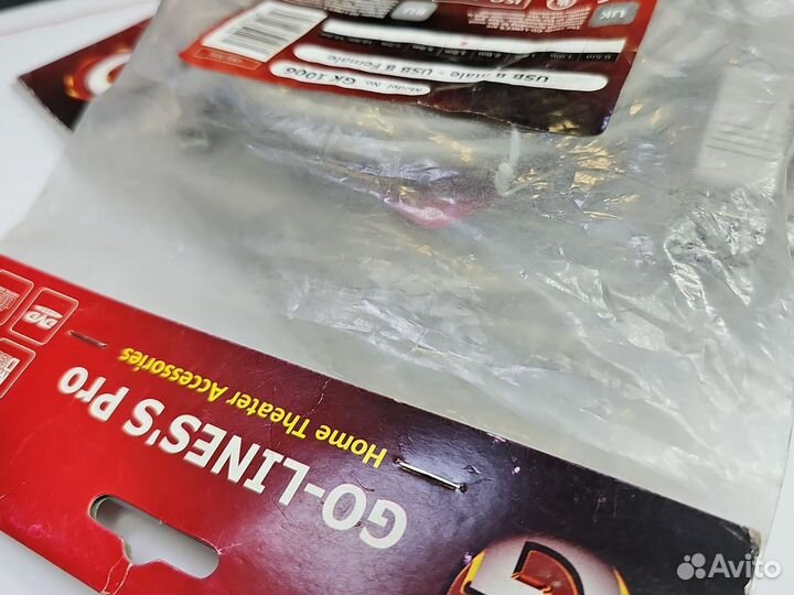 Удлинитель USB B папа- USB B мама 3м фирменный опт