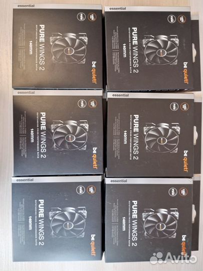 Вентилятор be quiet pure wings 2 & Fractal Design