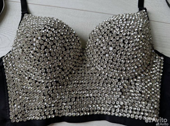 Топ корсет из страз